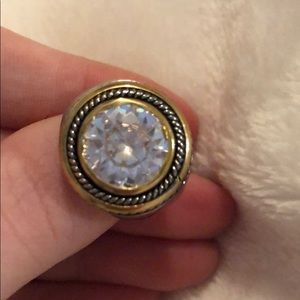 Size 7 classic style, fake diamond ring
